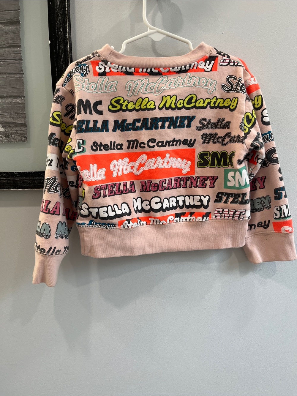 Stella McCartney Kids 4T Light Pink Sweatshirt - Picture 2 of 4